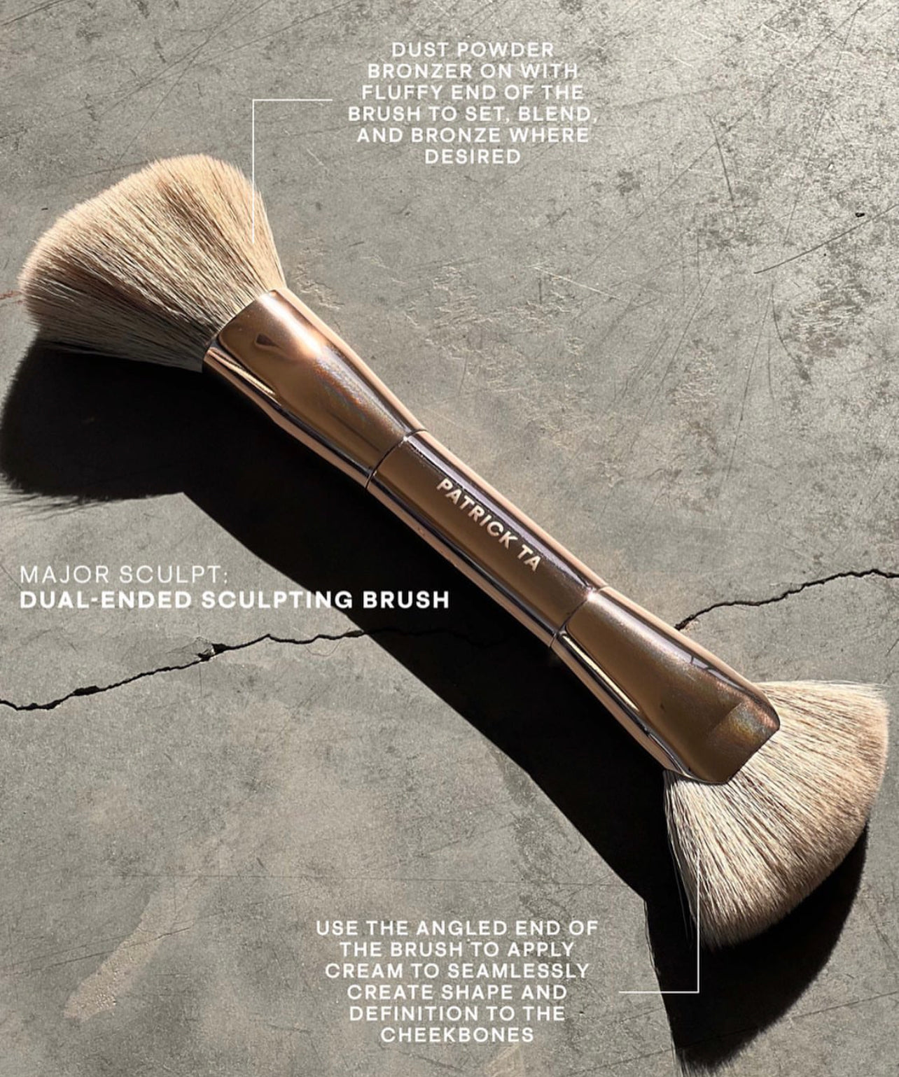 Brocha contorno Patrick Ta Precision Dual Ended Sculpting Brush