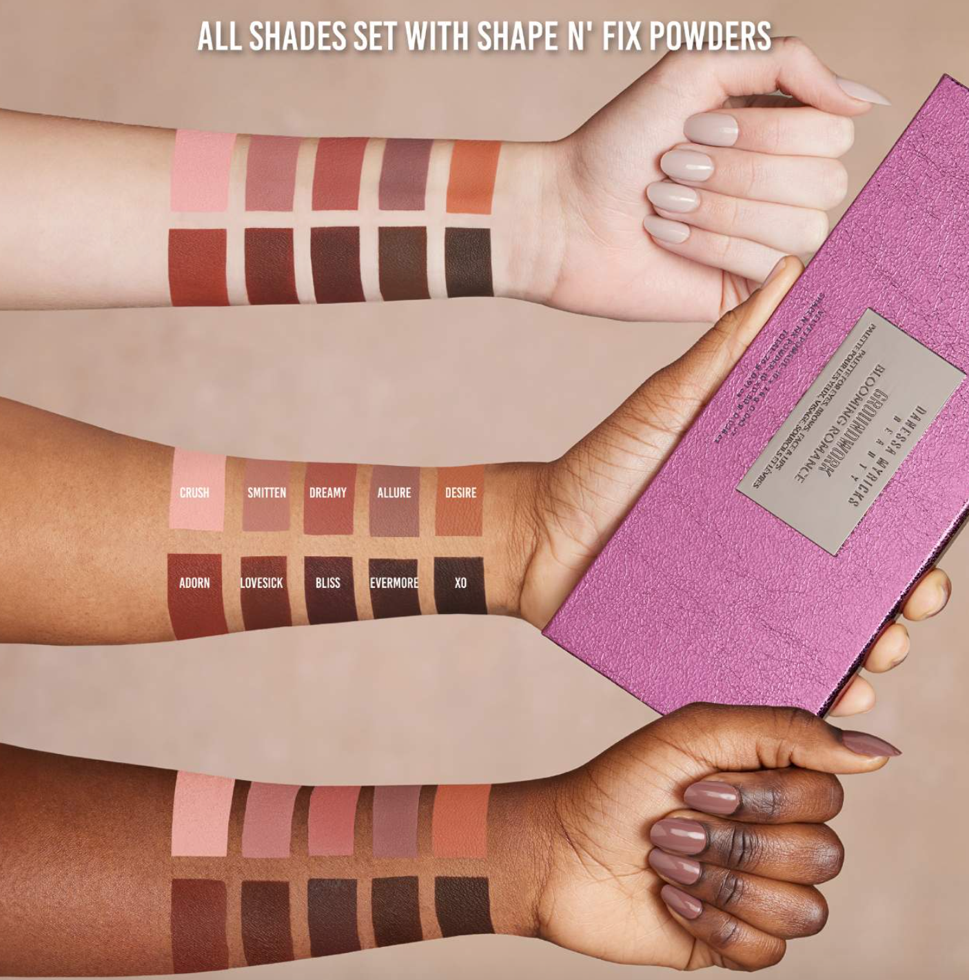 Danessa Myricks Beauty Groundwork: Blooming Romance - Palette For Eyes, Brows, Face & Lips