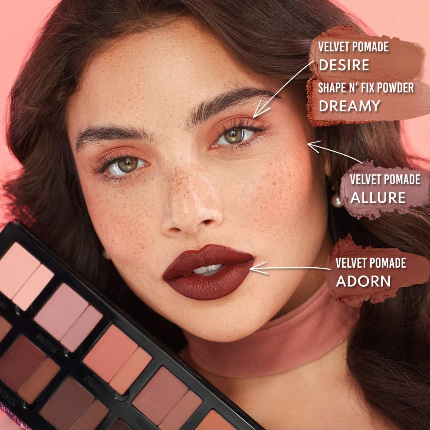 Danessa Myricks Beauty Groundwork: Blooming Romance - Palette For Eyes, Brows, Face & Lips