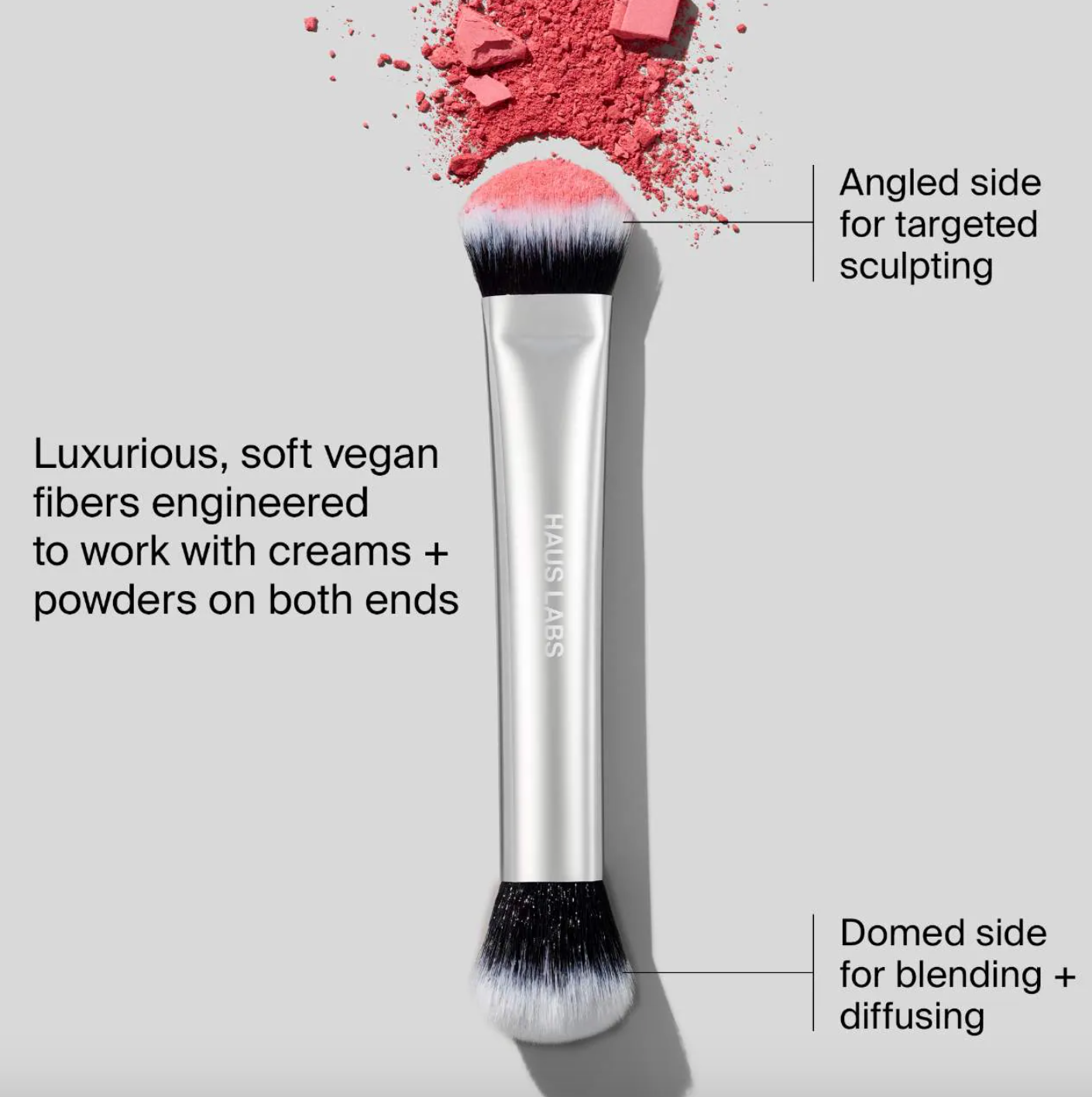 HAUS LABS BY LADY GAGA Dual-Ended Multi-Purpose Brocha multiuso