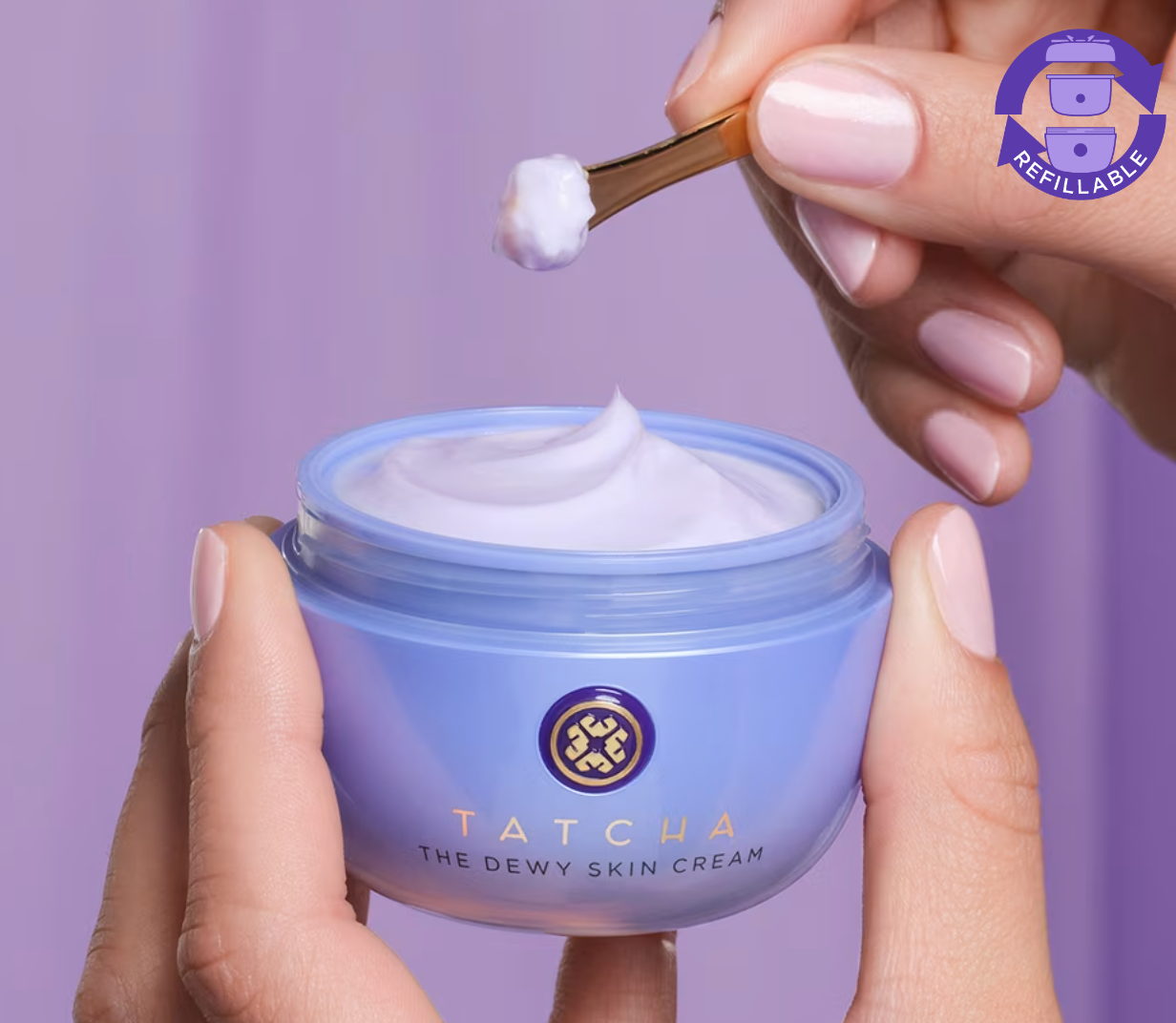 Tatcha The Dewy Skin Cream Plumping & Hydrating Refillable Moisturizer