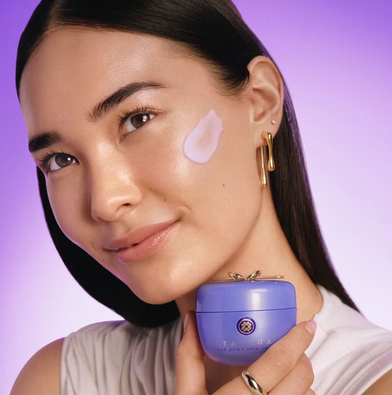 Tatcha The Dewy Skin Cream Plumping & Hydrating Refillable Moisturizer
