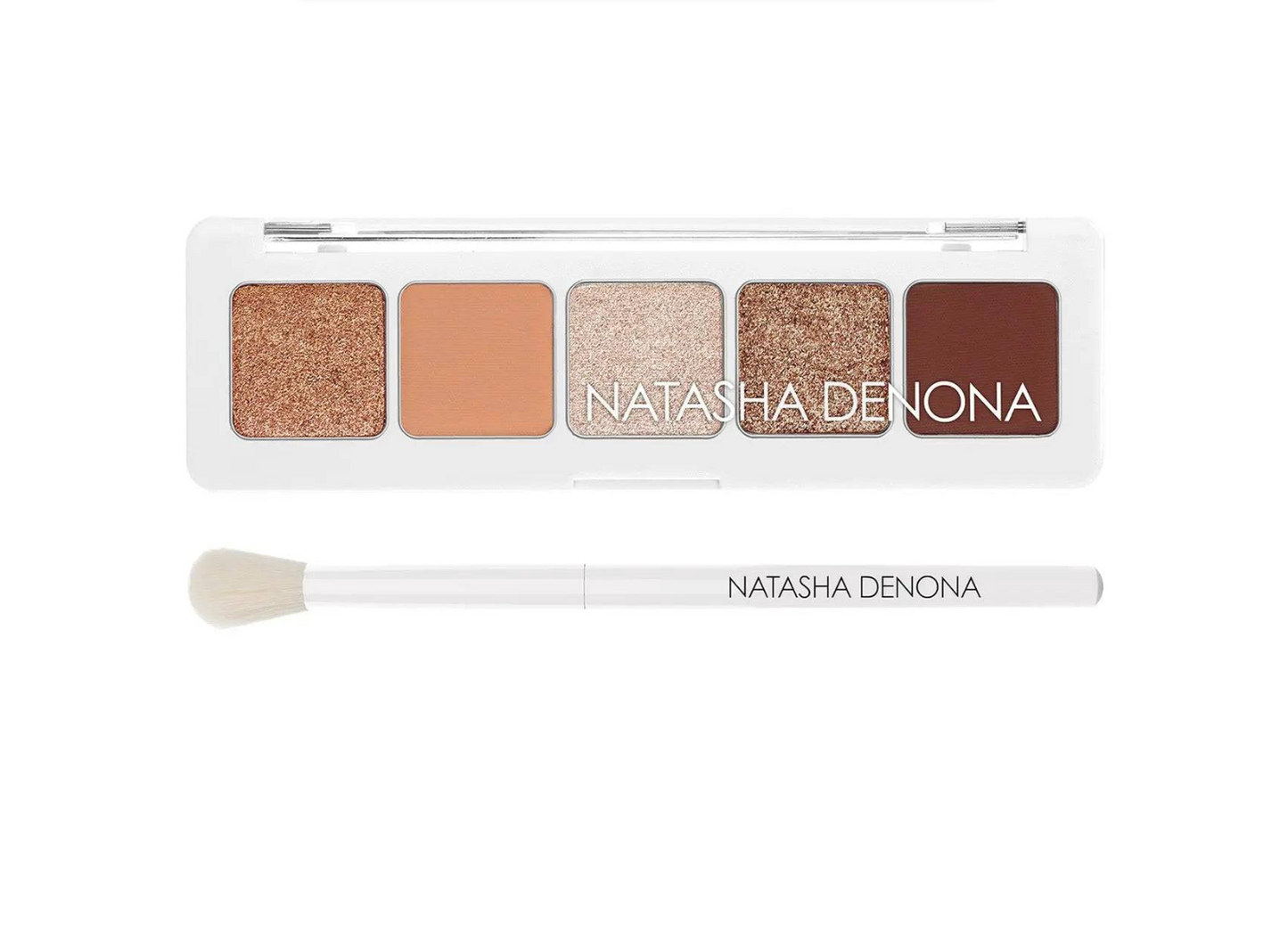 Mini nude eyeshadow palette kit + brocha Natasha Denona