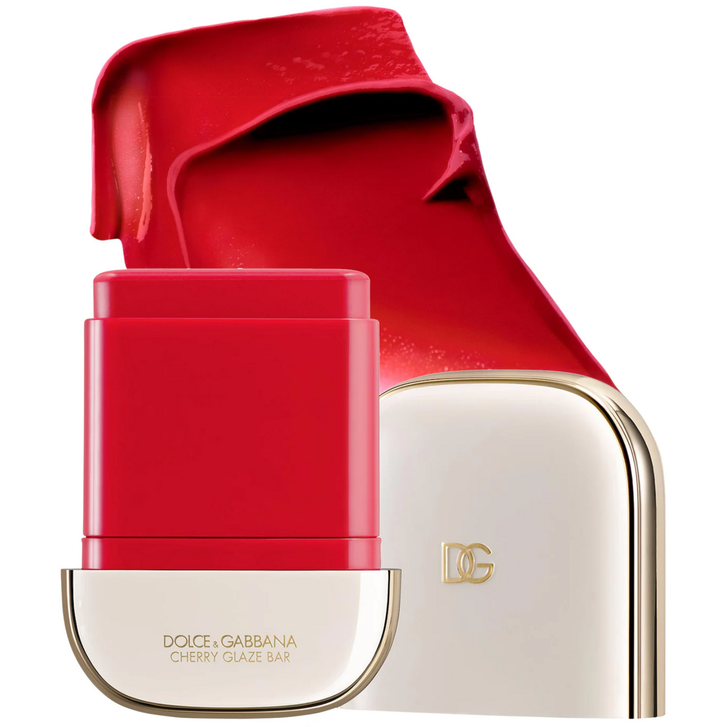 Dolce&Gabbana Cherry Glaze Bar 24H Lasting Glow & Waterproof Cream Blush Stick with Vegan Collagen