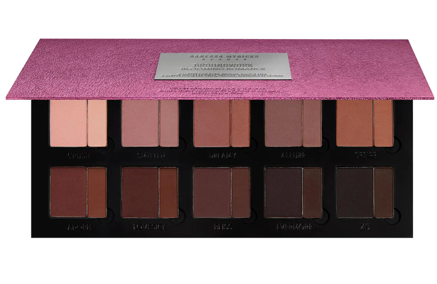 Danessa Myricks Beauty Groundwork: Blooming Romance - Palette For Eyes, Brows, Face & Lips