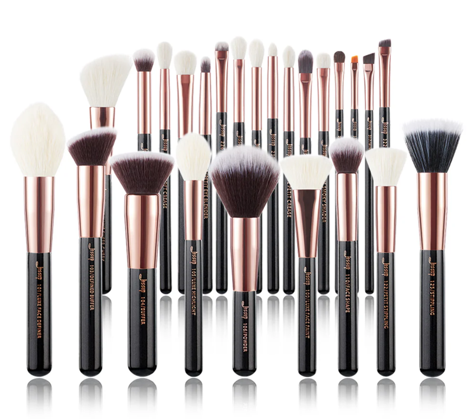 Brochas Jessup 25 piezas T155 Individual Full Face Makeup Brush