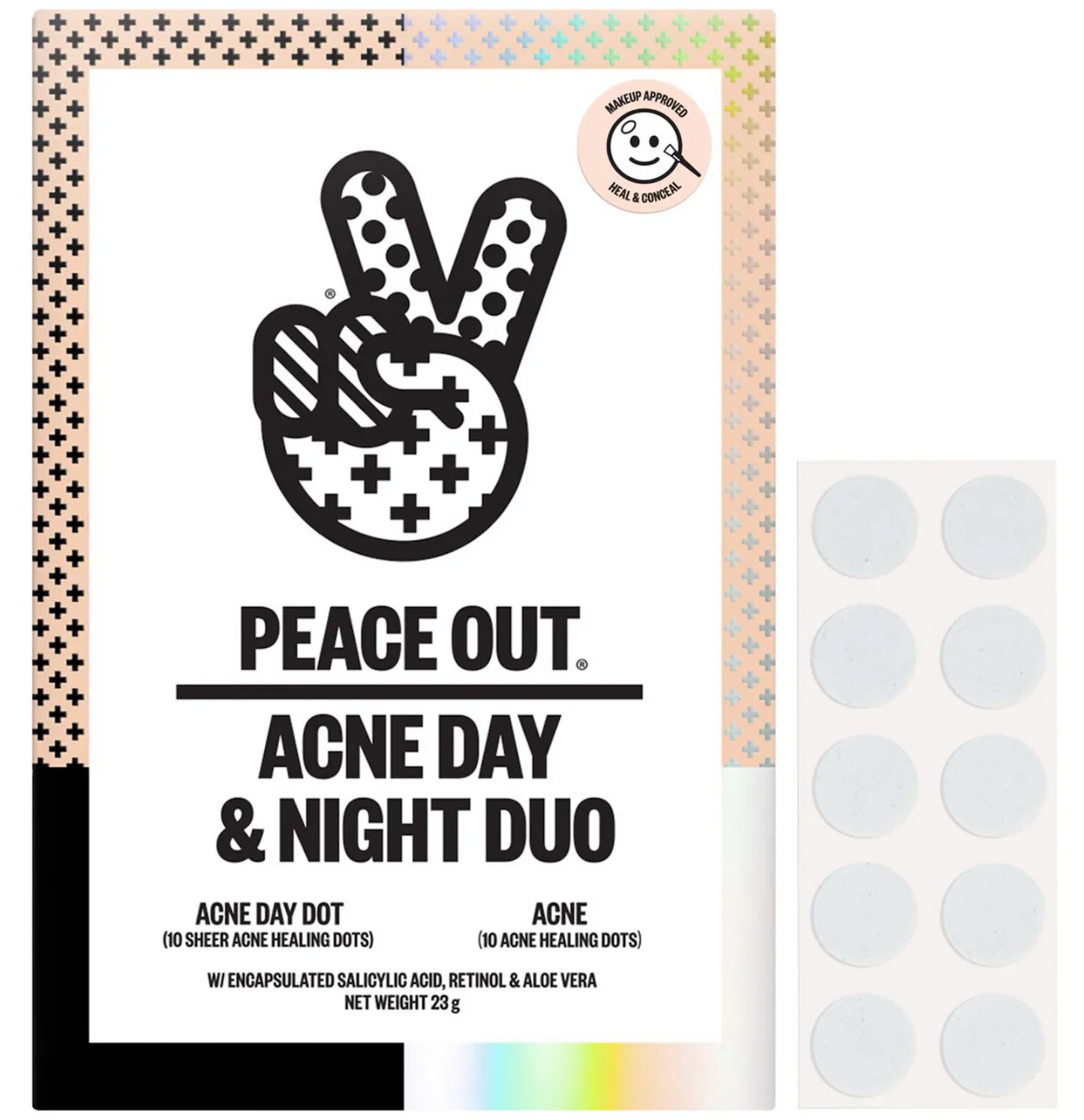 Peace Out Acne Salicylic Acid Day & Night Duo