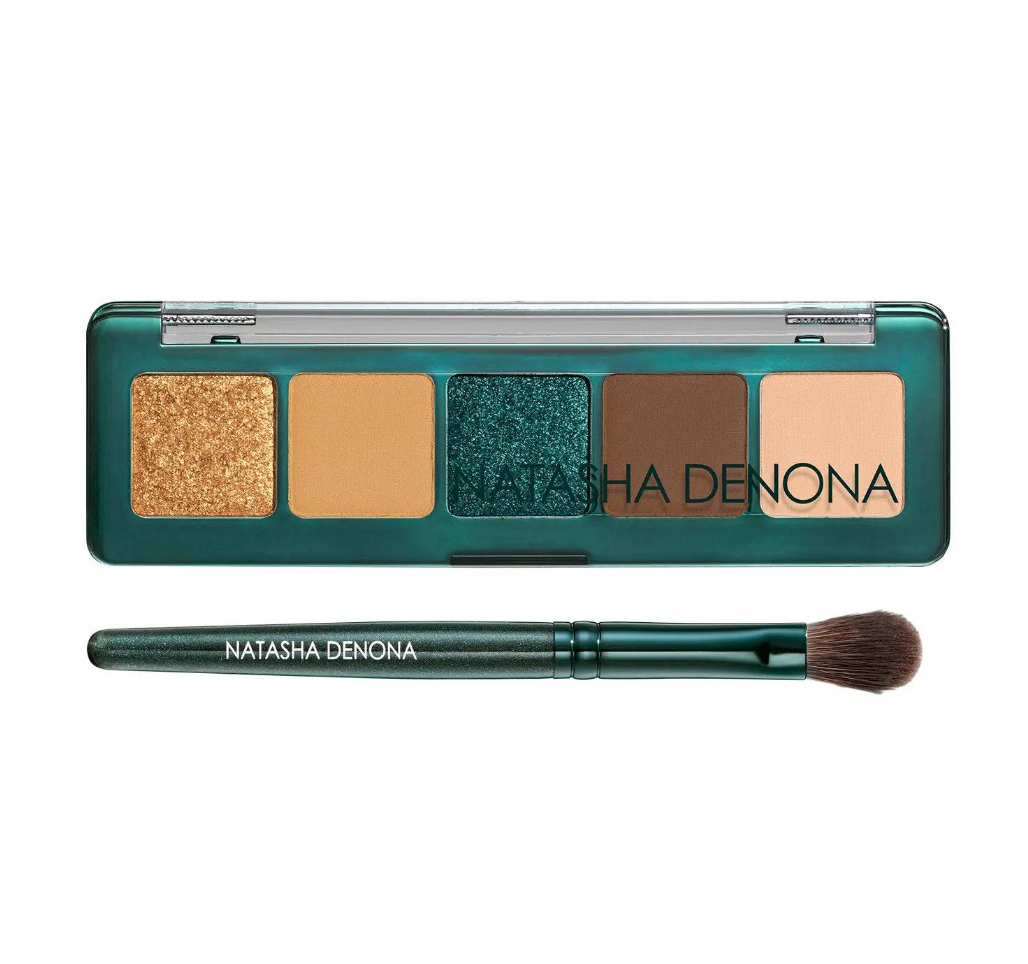 Mini metropolis eyeshadow kit Natasha Denona + brocha
