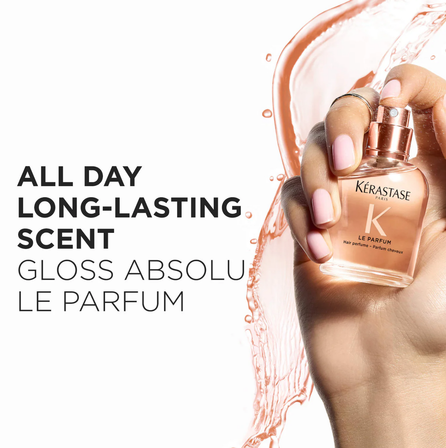 Kérastase Gloss Absolu Hair Perfume with Citrus, Vanilla & Rose