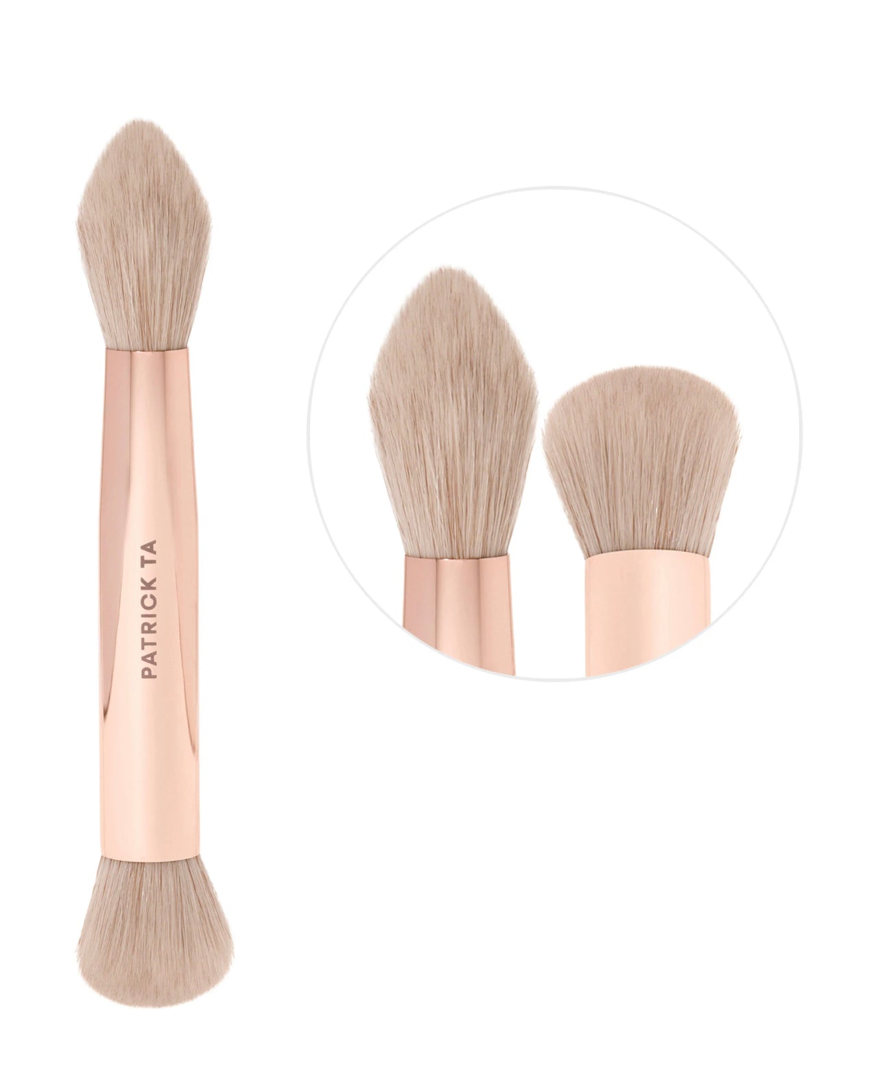 PATRICK TADual-Ended Complexion Brocha para rostro de lujo