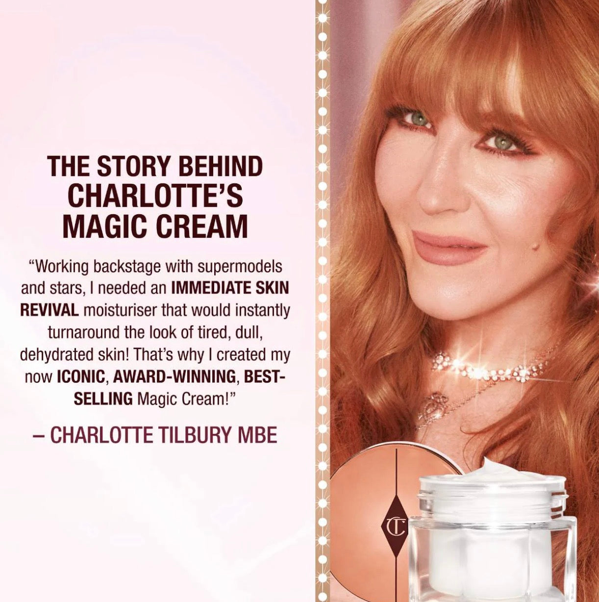 Charlotte Tilbury
Magic Cream Anti-Aging Moisturizer with Hyaluronic Acid 50ML