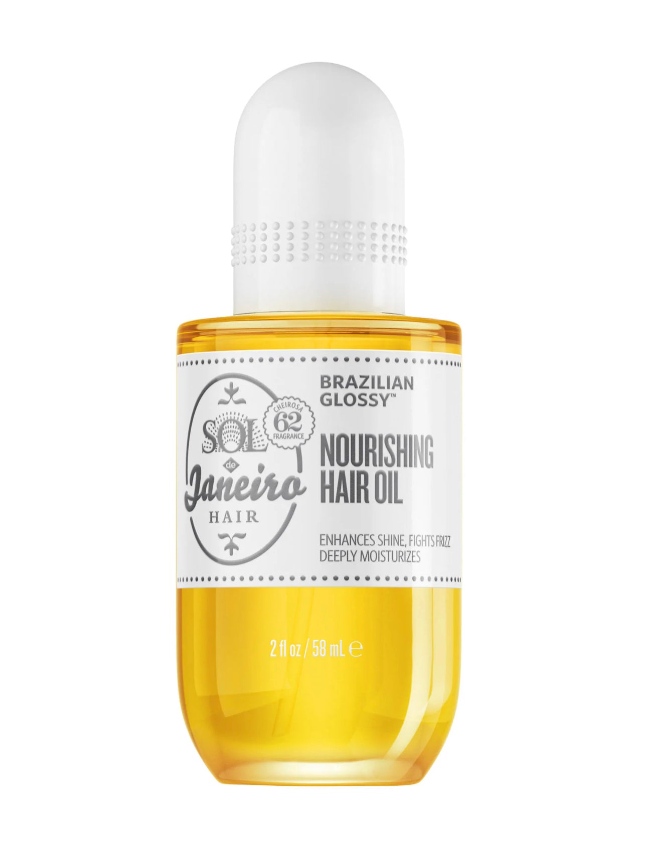 Sol de Janeiro
Brazilian Glossy™ Nourishing Anti-Frizz Hair Oil - Aceite capilar nutritivo antiencrespamiento brasileño
