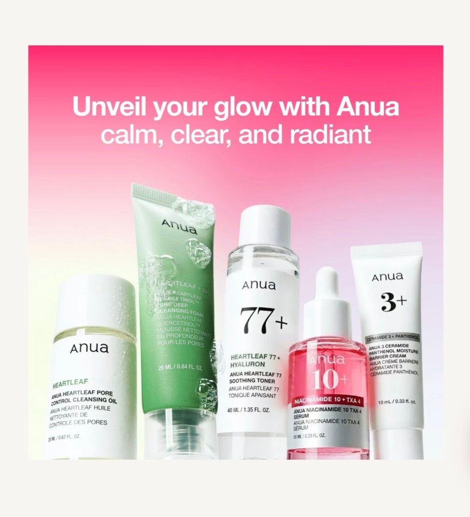 ANUA
5-Step Glass Skin Routine Set
