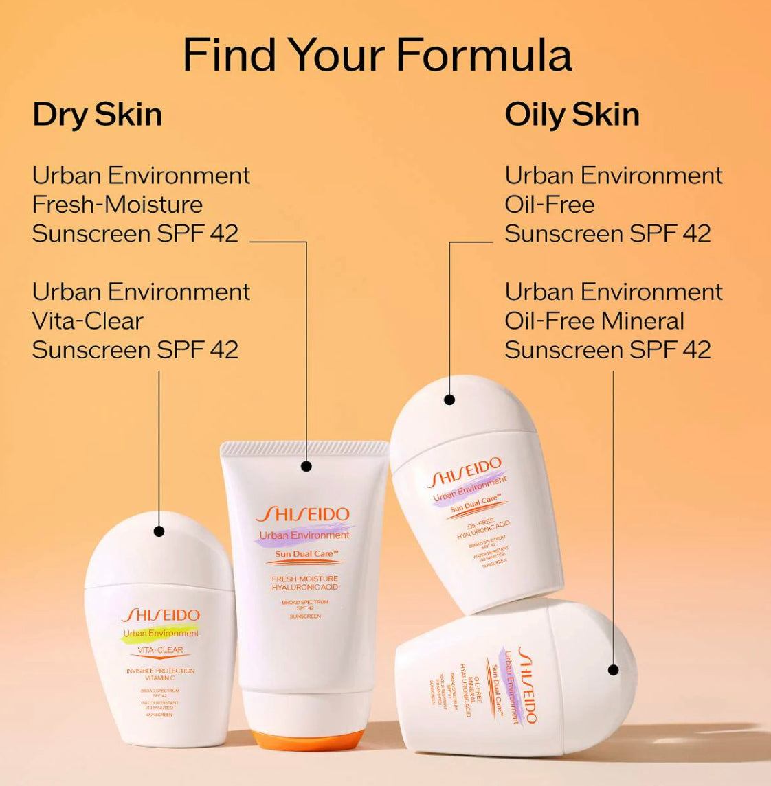 Shiseido
Urban Environment Vita-Clear SPF 42 Face Sunscreen with Vitamin C Protector solar con vitamina C