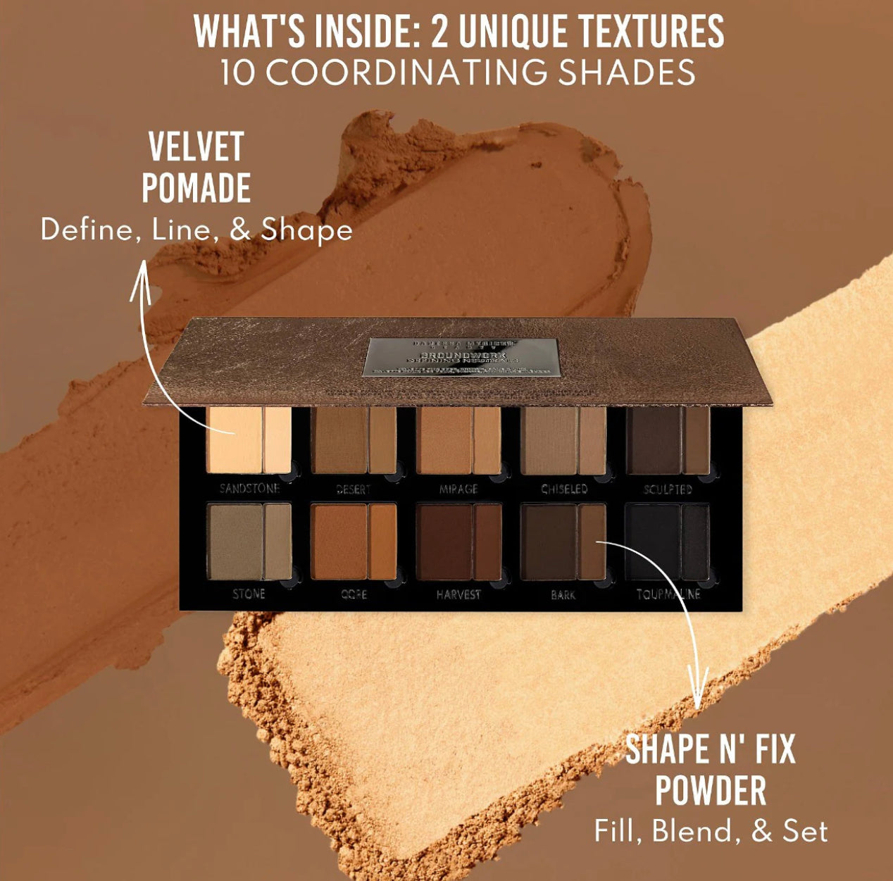 Danessa Myricks Beauty
Groundwork: Defining Neutrals - Palette For Eyes, Brows, Face & Lips