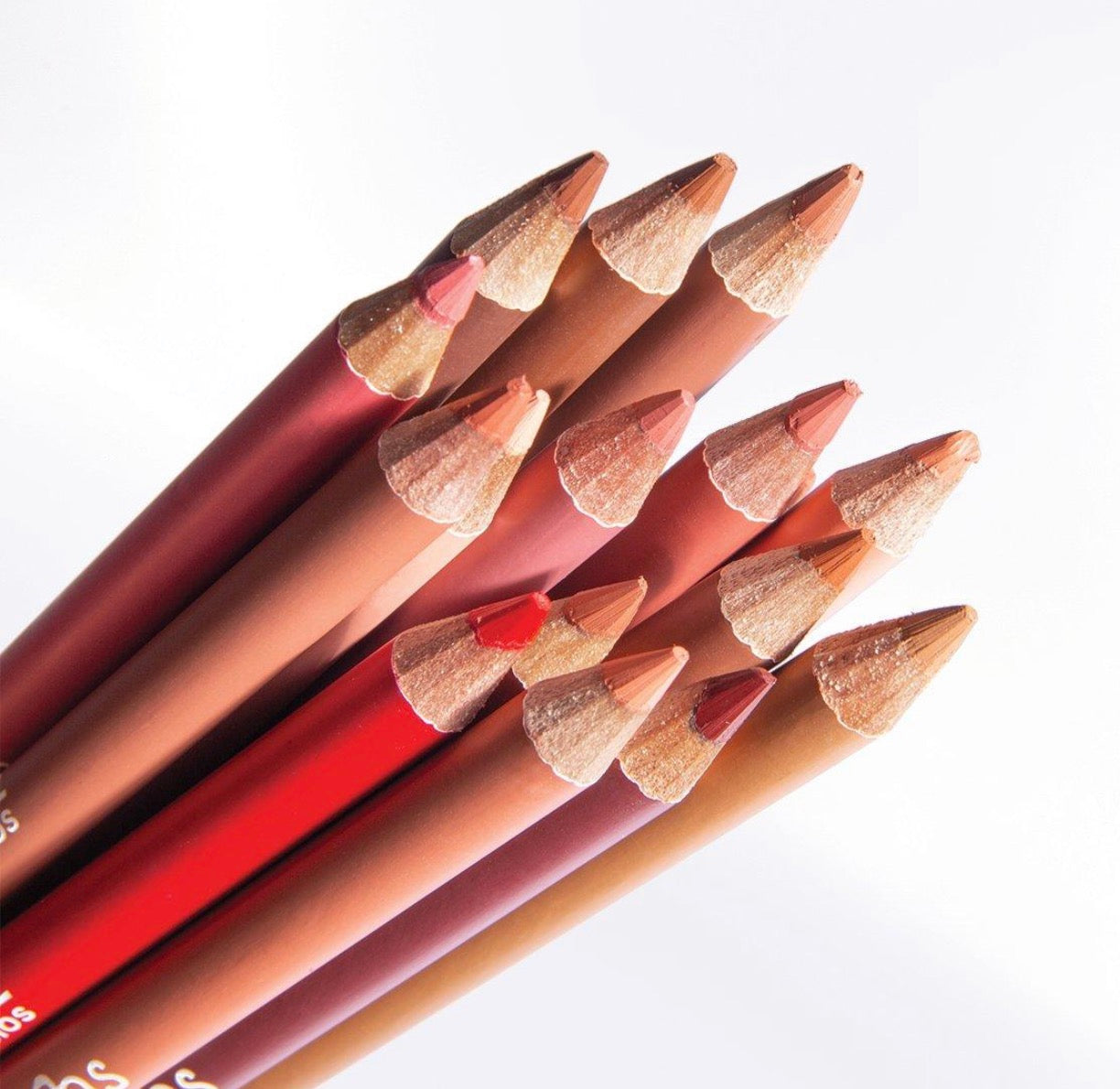 WOODEN LIP PENCIL SET Beauty Creations set 12 lápiz