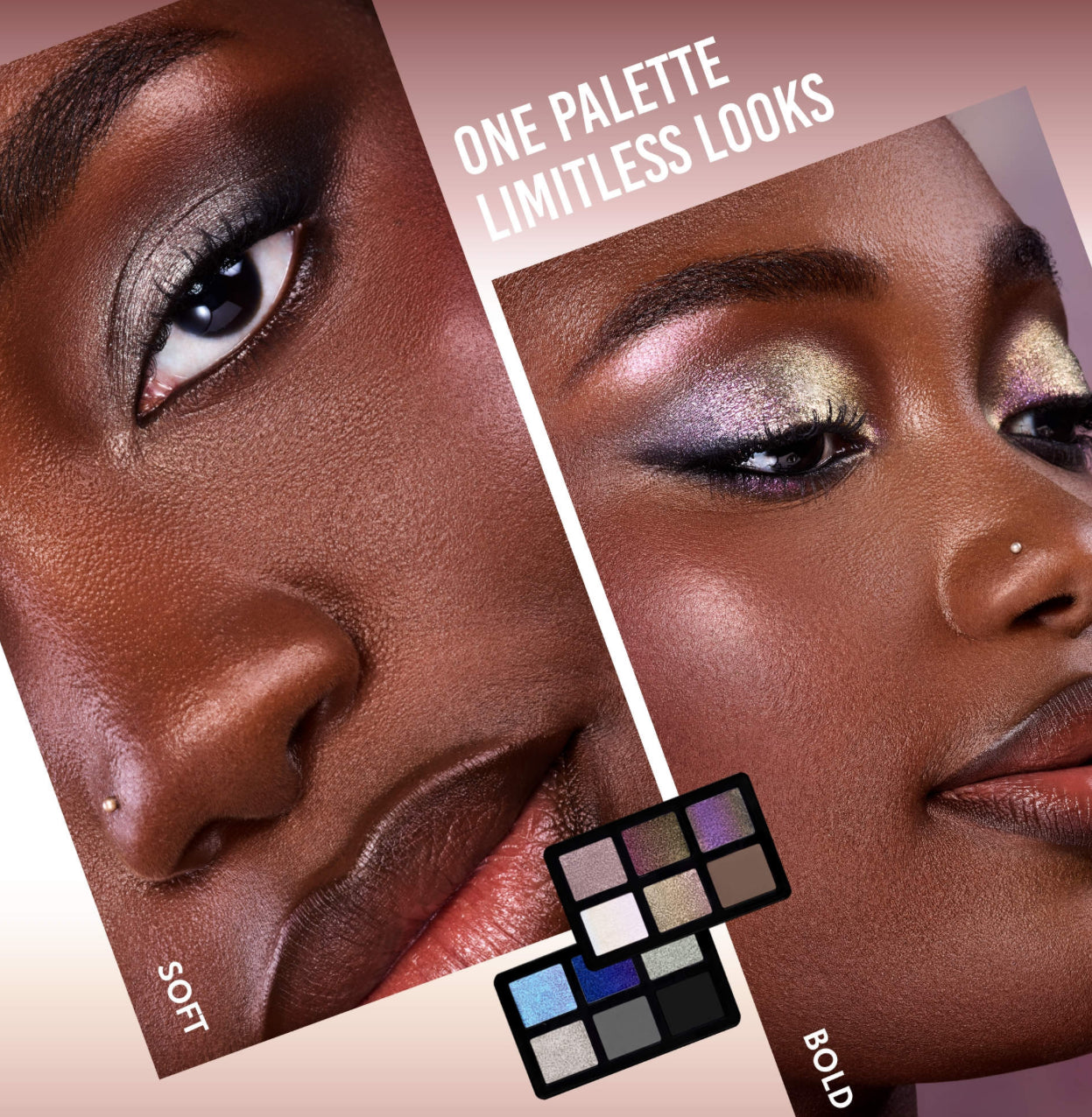 Belleza de Danessa Myricks
LIGHTWORK VII The Freedom Makeup Palette: Paleta magnética, personalizable y apilable con pigmentos iluminadores para ojos, cara y labios