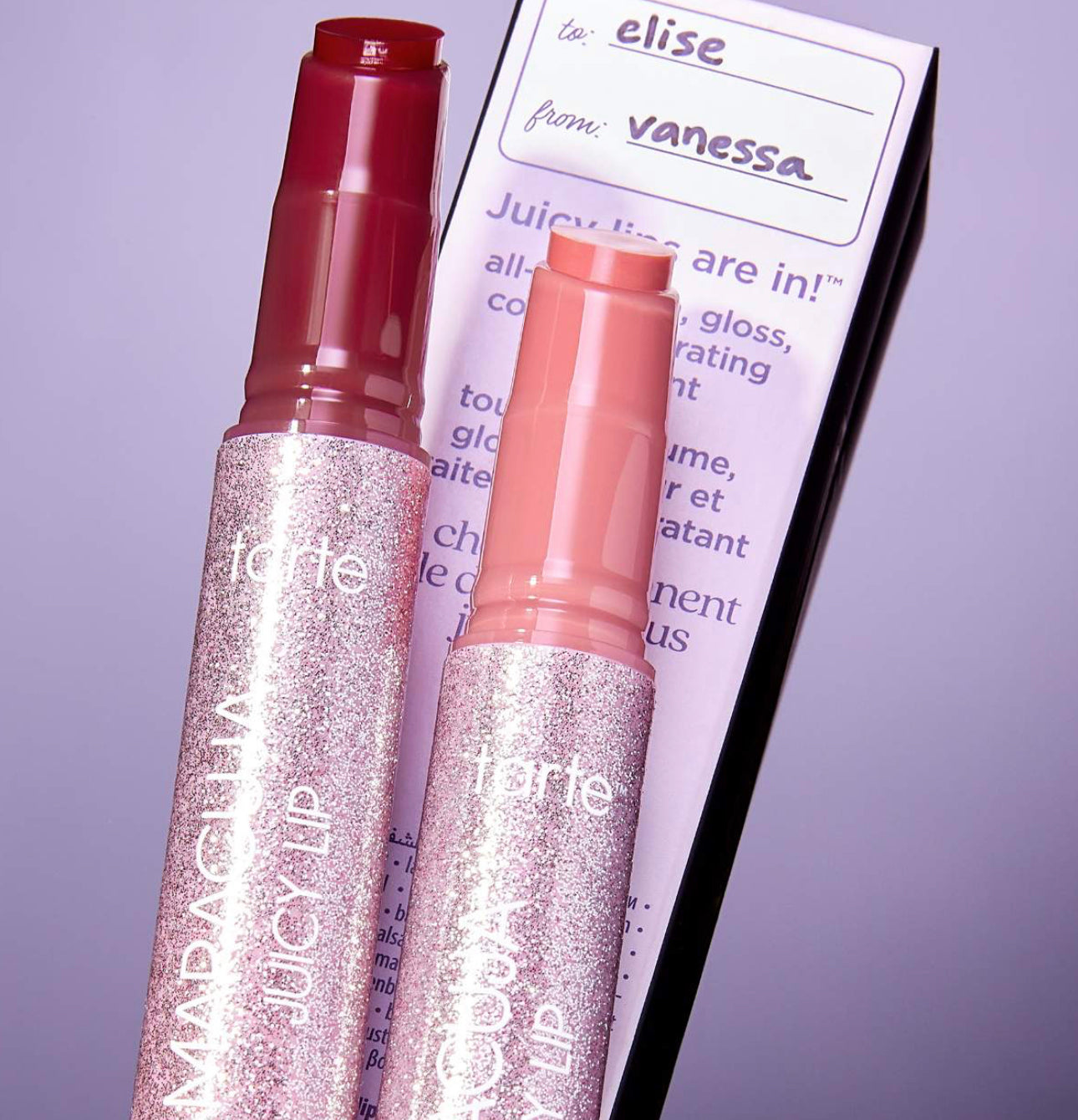 Tarte
Bálsamo labial jugoso Maracuja, dúo de los más vendidos