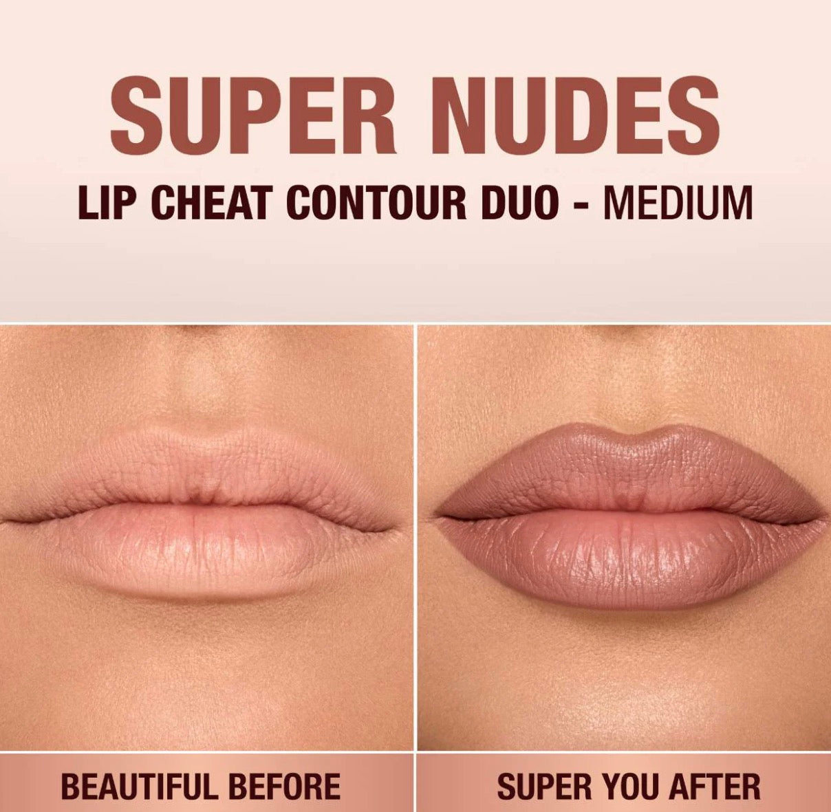 Charlotte Tilbury
Super Nudes Lip Cheat Contour Duo Lip Liner