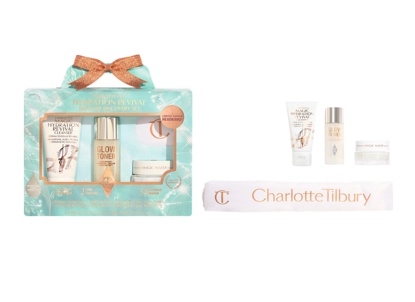 Charlotte Tilbury
CHARLOTTE'S HYDRATION REVIVAL SKIN CARE DISCOVERY SET