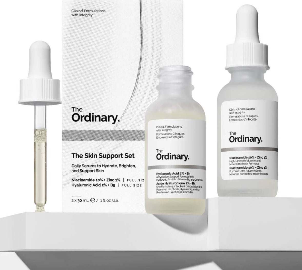 The Ordinary
The Skin Support Set with Niacinamide + Hyaluronic Acid