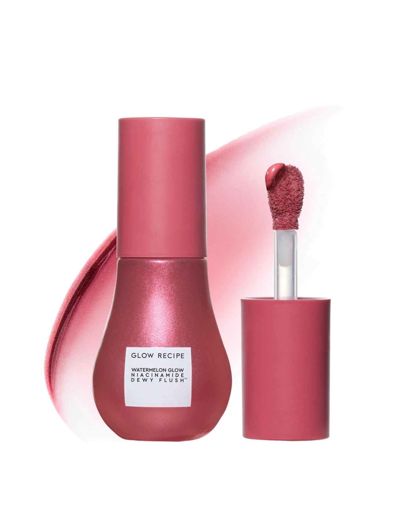 Glow Recipe
Watermelon Glow Niacinamide Dewy Flush - Brightening Serum Blush Colorete de suero iluminador