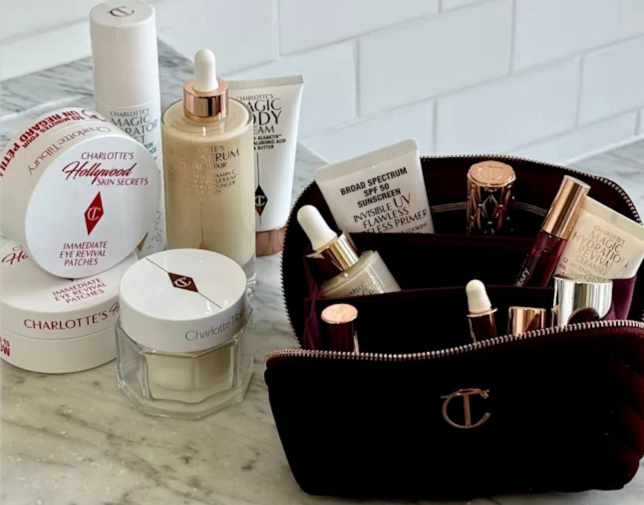 Bolsa de maquillaje de sueños Charlotte Tilbury Medium