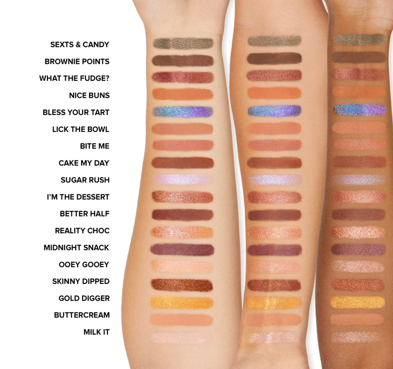 Too Faced
Better Than Chocolate Paleta de sombras