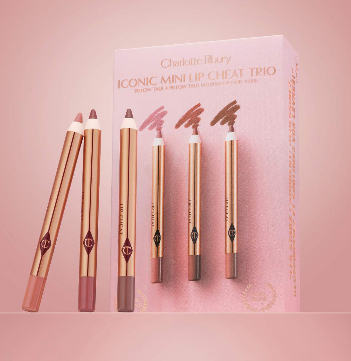 Charlotte Tilbury
Mini Iconic Lip Cheat Lip Liner Trio