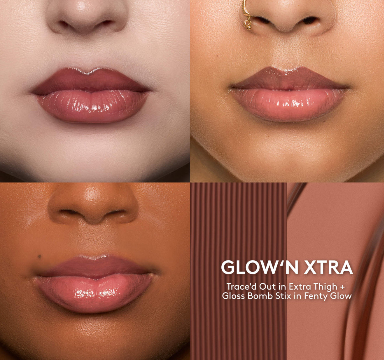 Fenty Beauty by Rihanna
Glow'n Extra 2-Piece Lip Set