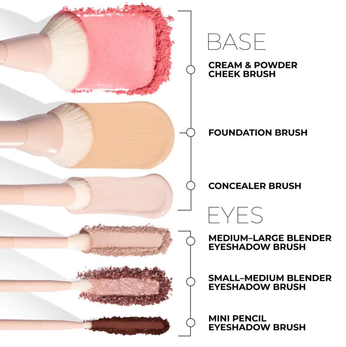 NATASHA DENONA
HY-GLAM™ Cosmetic Brush Kit