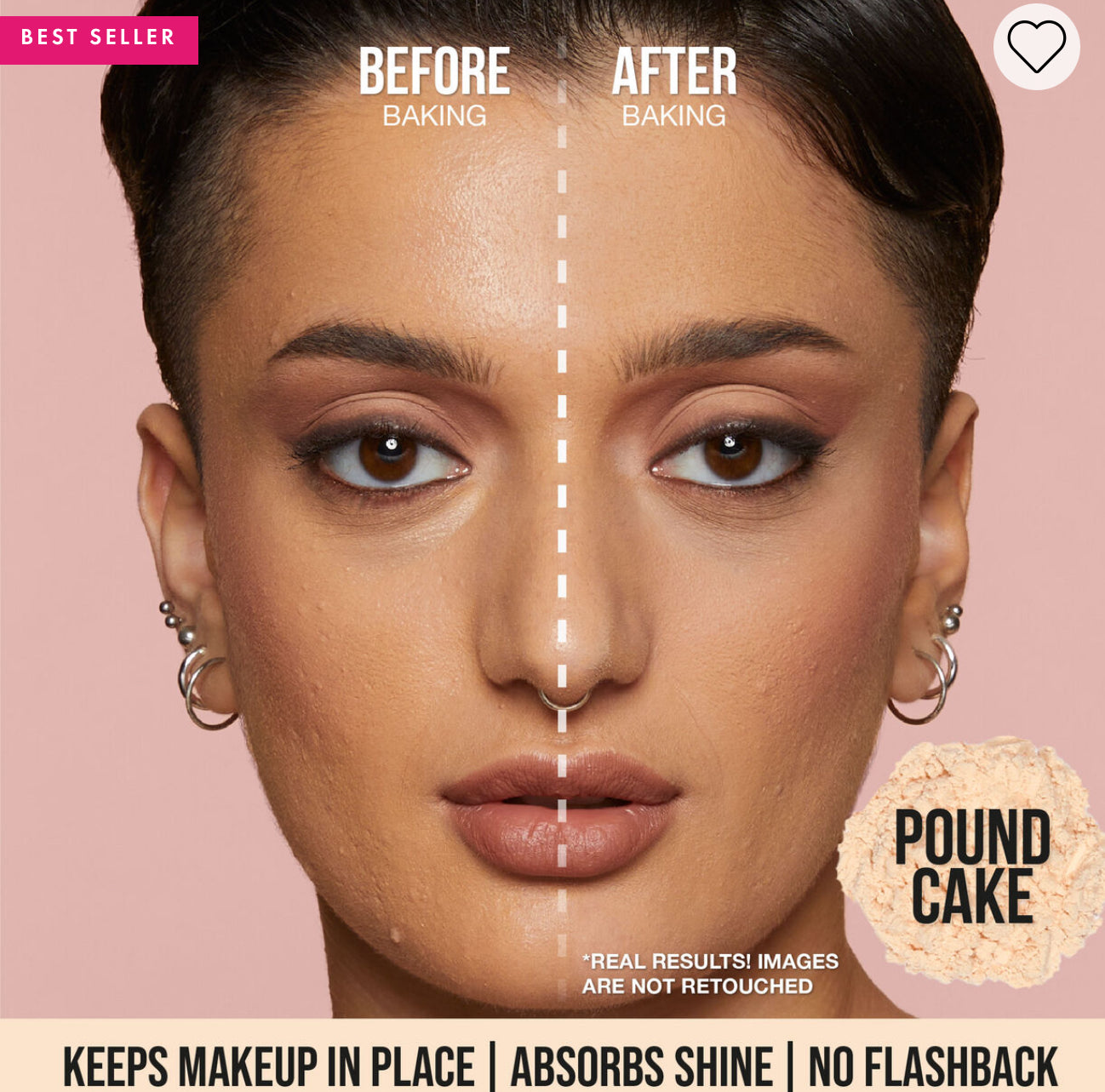 Poundcake Huda Beauty mini size polvos sueltos