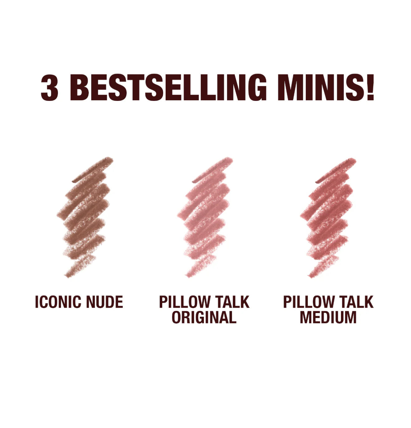 Charlotte Tilbury
Mini Iconic Lip Cheat Lip Liner Trio