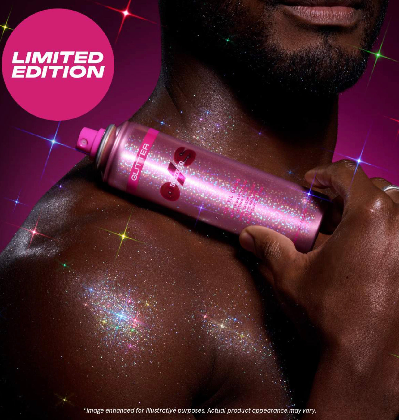 ONE/SIZE by Patrick Starrr
On 'Til Dawn Glitter Waterproof Setting Spray sellador Maquillaje edición limitada con glitter