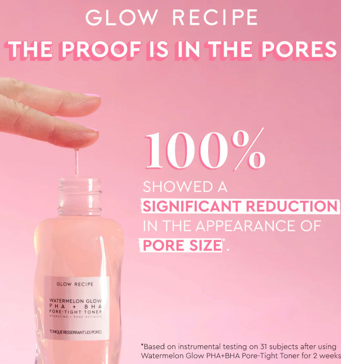 Glow Recipe
Mini Watermelon Glow PHA + BHA Pore-Tight Tonico mini size 40ML