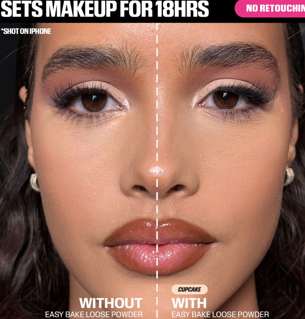 HUDA BEAUTY
Easy Bake Loose Powder Brightening + Correcting Duo