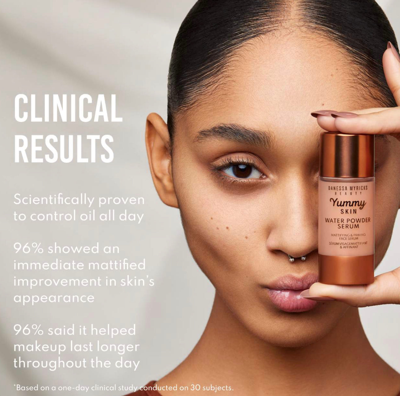 Danessa Myricks Beauty
Yummy Skin Mattifying Water Powder Serum with Niacinamide and Hyaluronic Acid