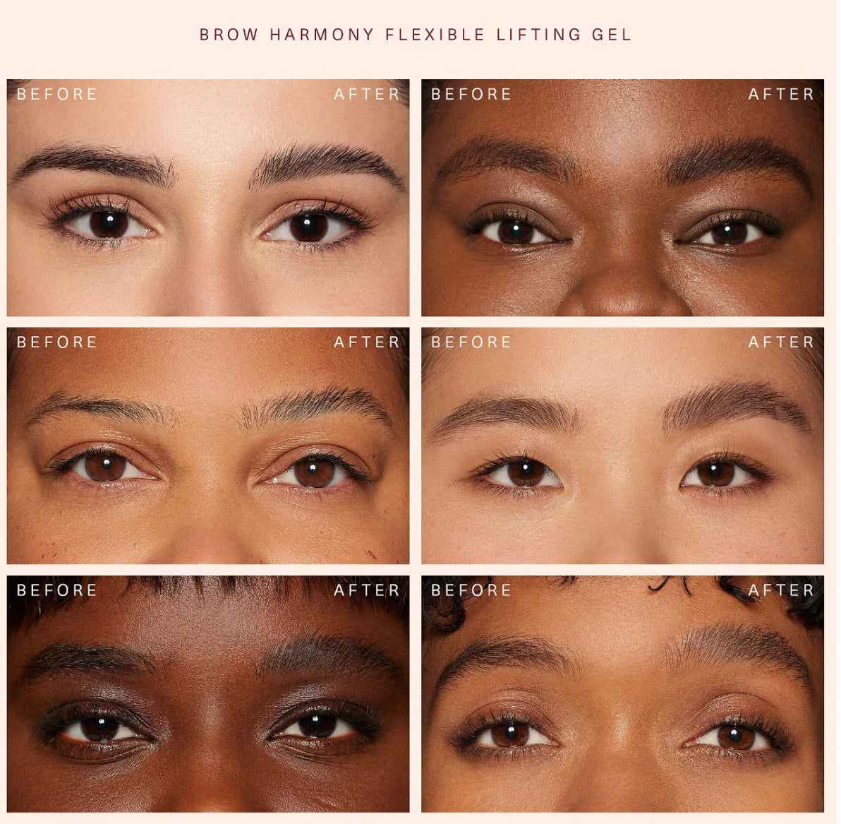 Rare Beauty by Selena Gomez
Brow Harmony Flexible Lifting and Laminating Eyebrow Gel para cejas
