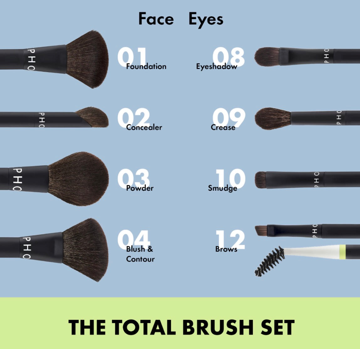 SEPHORA COLLECTION
The Total Brush Set