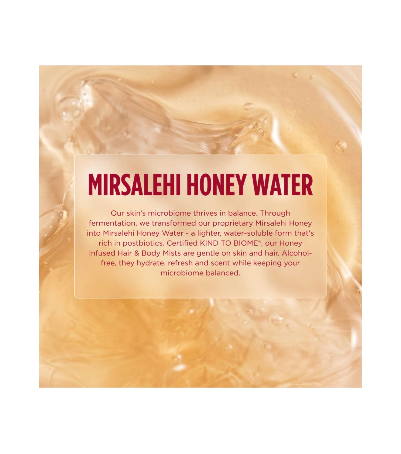 Gisou
Glazed Cherry Honey Infused Hair & Body Mist