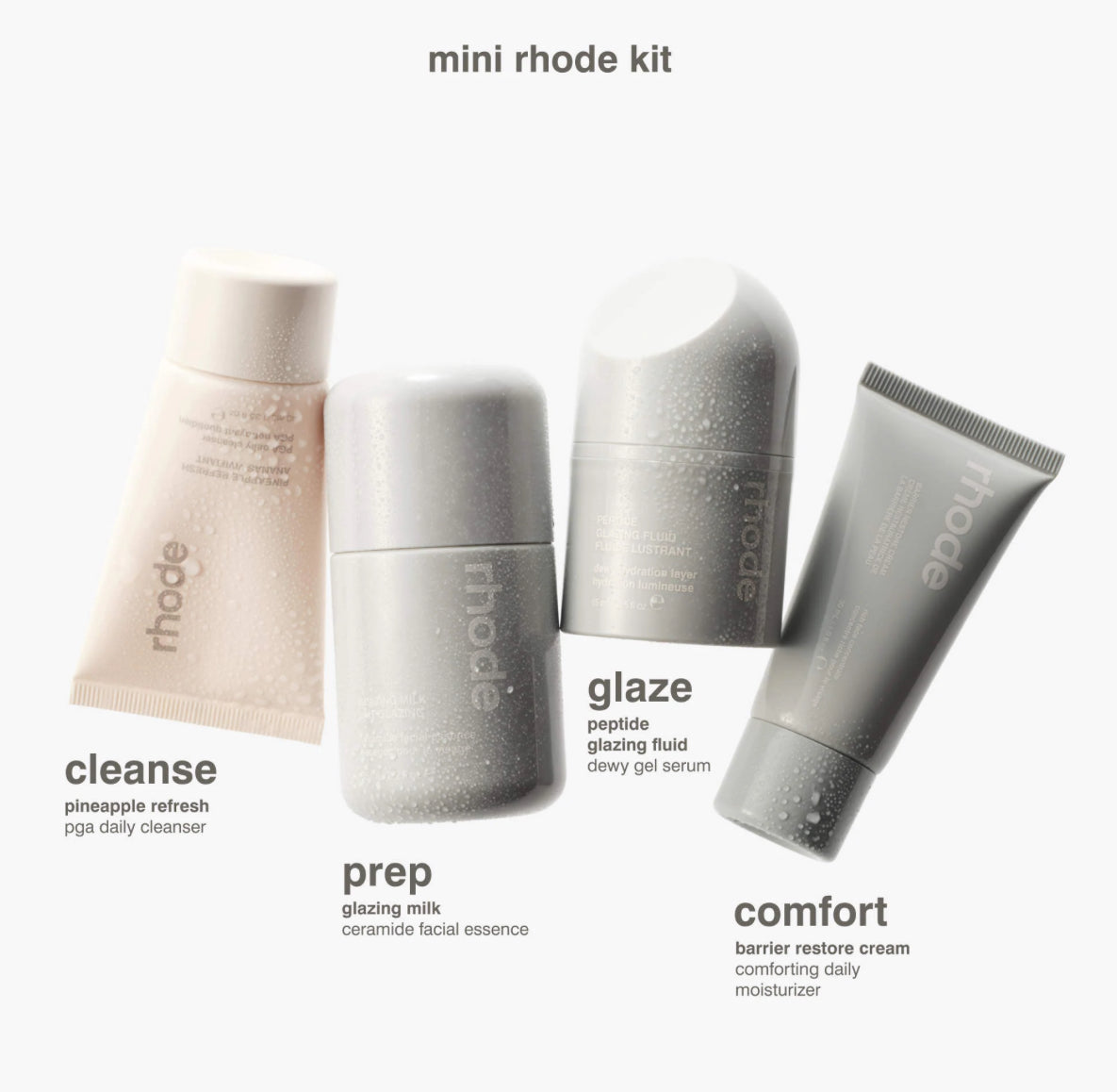 rhode
Mini Rhode Kit Glazed Skincare Essentials