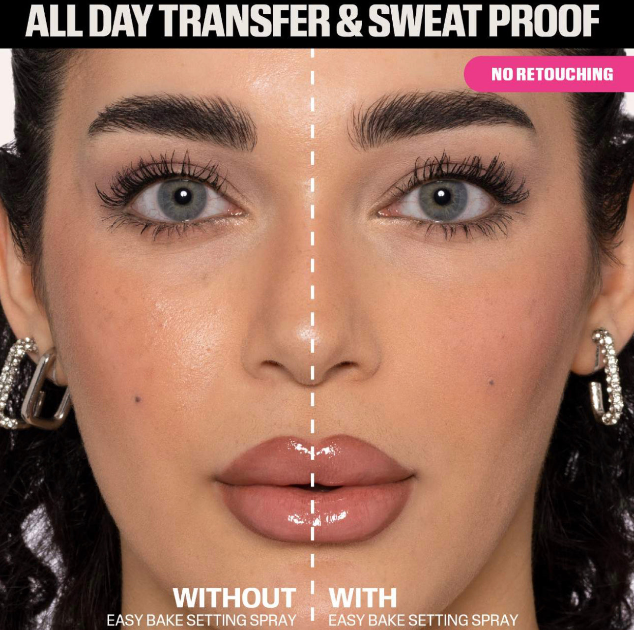HUDA BEAUTY
Easy Bake Blurring Setting Spray with 16-Hour Wear sellador maquillaje