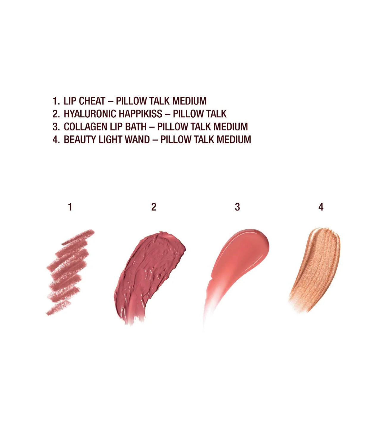 Charlotte Tilbury
Conjunto de secretos icónicos de labios y mejillas de Pillow Talk set Charlotte