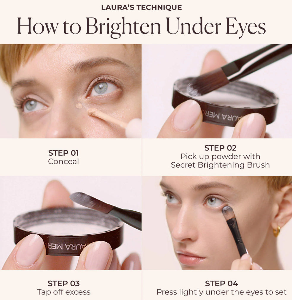 Laura Mercier polvos 4gr
Secret Brightening Color Correcting Longwear Under Eye Setting Powder