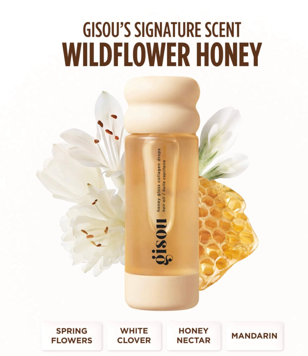 Gisou
Honey Gloss Collagen Drops Hair Oil for Fine to Medium Hair
