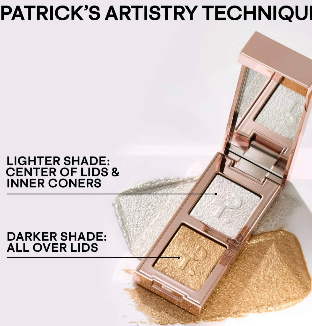 PATRICK TA
Major Dimension Eye Illusion Eyeshadow Duo sombra individual