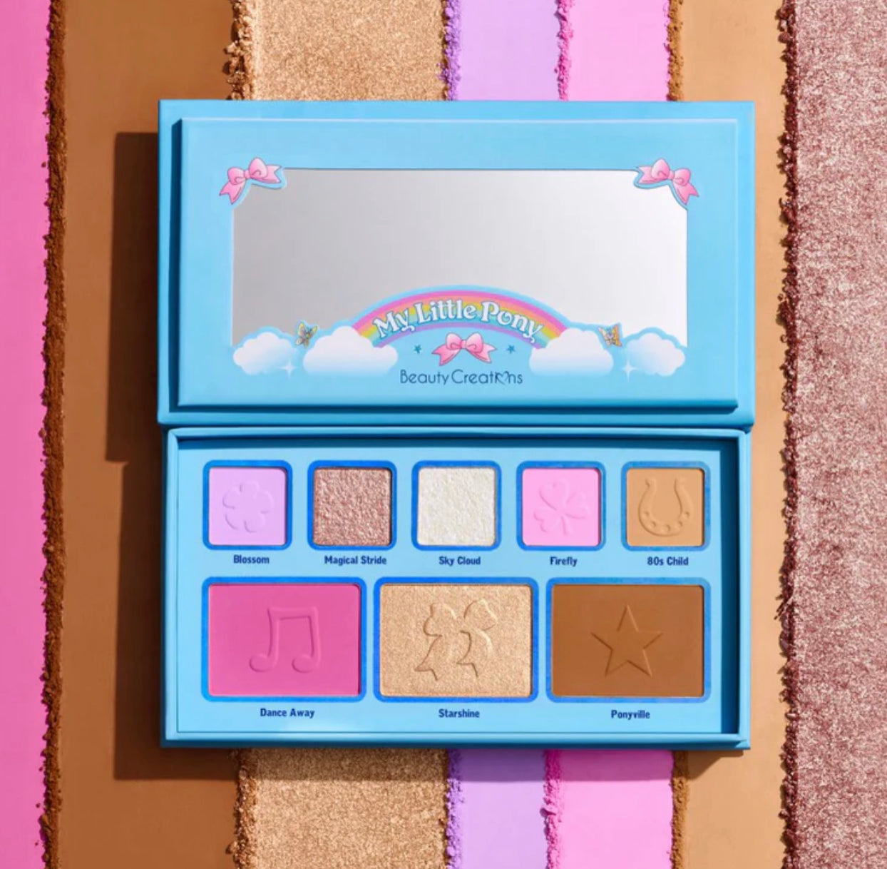 BEAUTY CREATIONS X MY LITTLE PONY "LOST IN THE CLOUDS" SHADOW AND FACE PALETTE