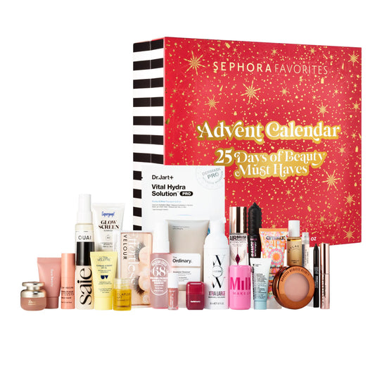 Sephora Favorites 
25 Days of Beauty Must Haves Advent Calendar