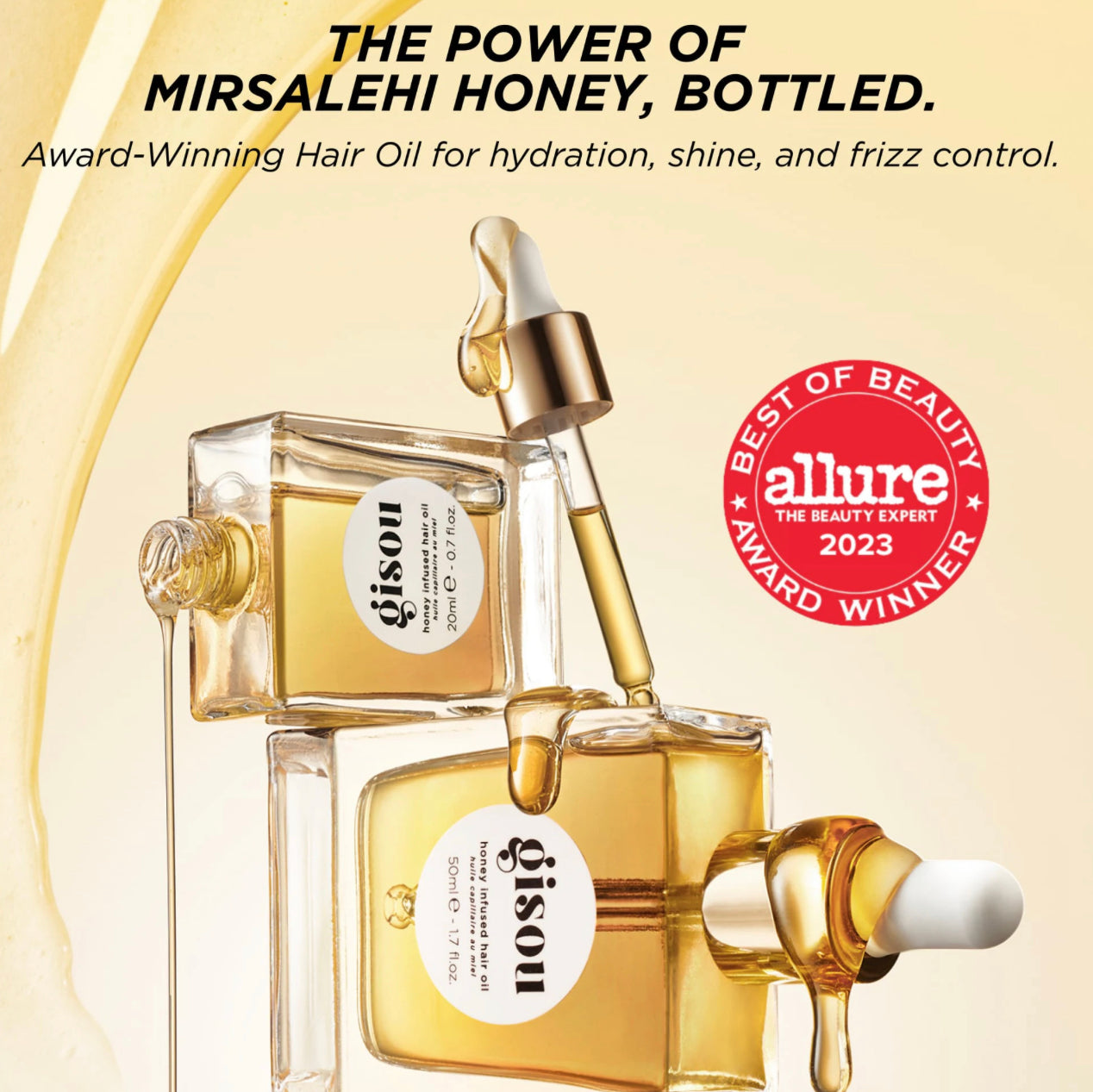 Gisou Mini Honey Infused Hair Oil