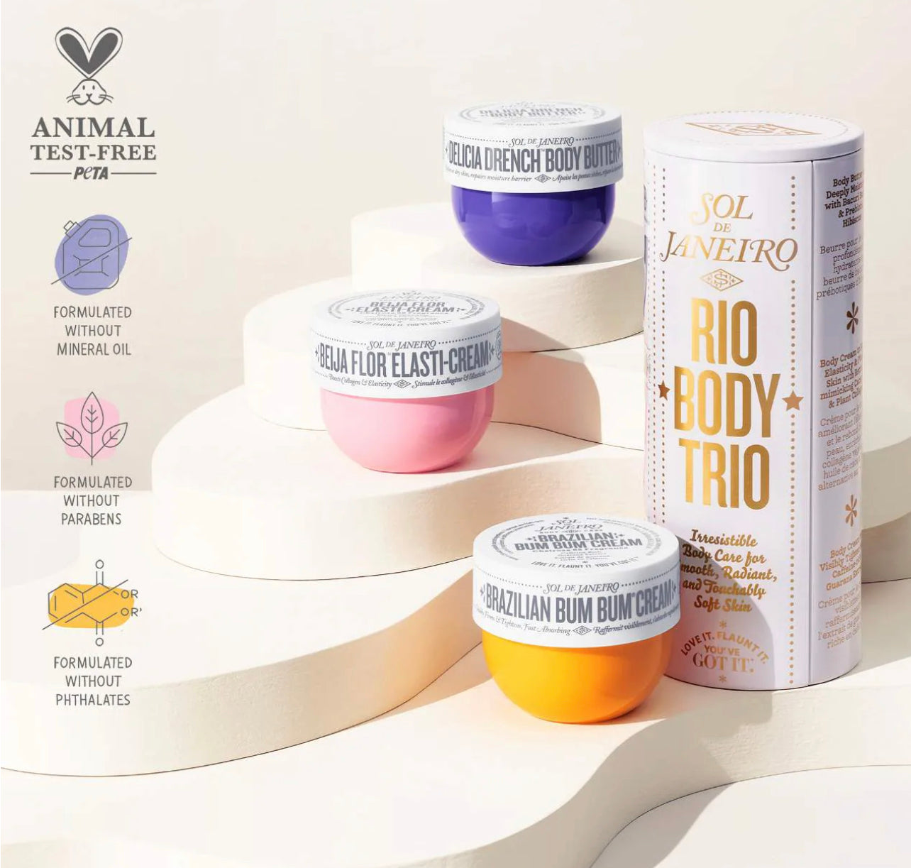 Sol de Janeiro Rio Body Cream Trio Set